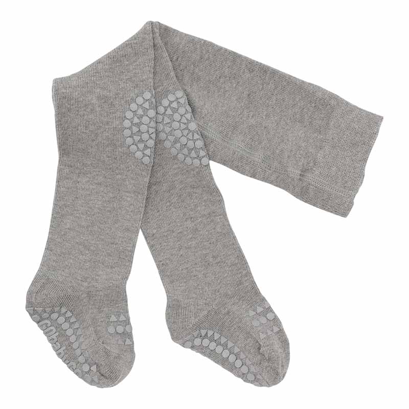 Go Baby Go Crawling Tights - Grey