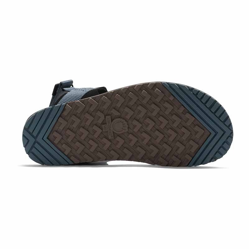 Xero Men's Sandal D-Trail - Stormy Weather Black, sole view.