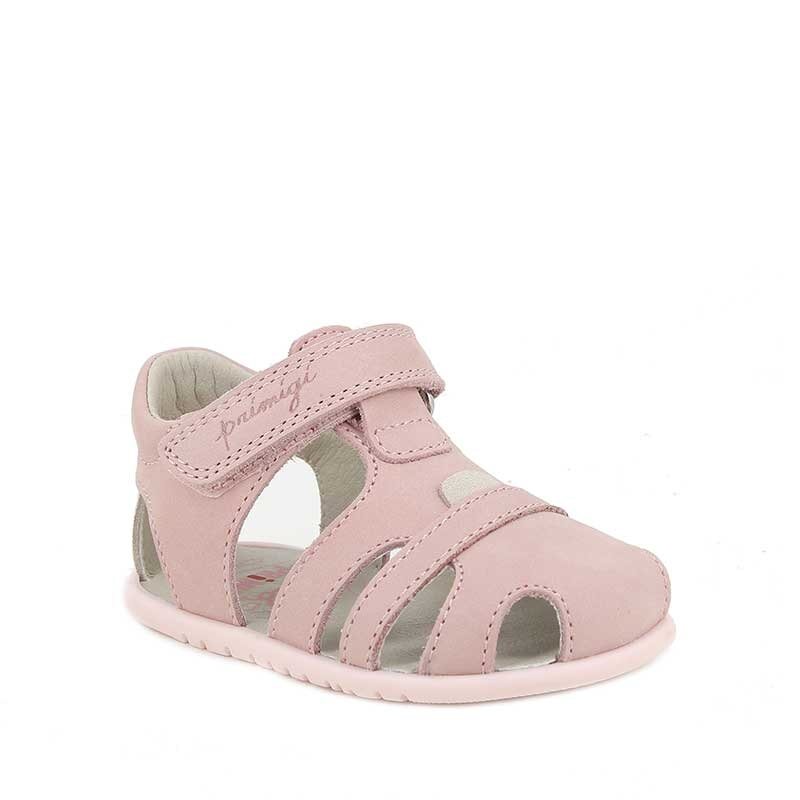 Primigi Kids Barefoot Sandal - Pink, angled view showing outer side and front.
