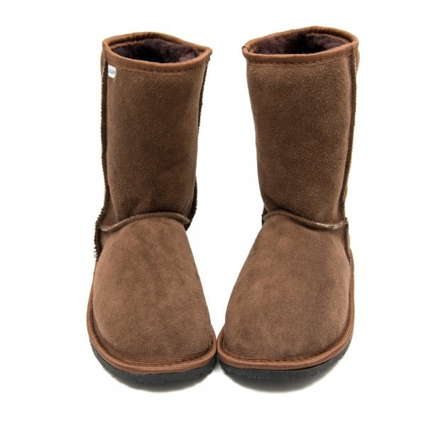 Pair of Zeazoo Women's Boots Dingo - Brown, front view.