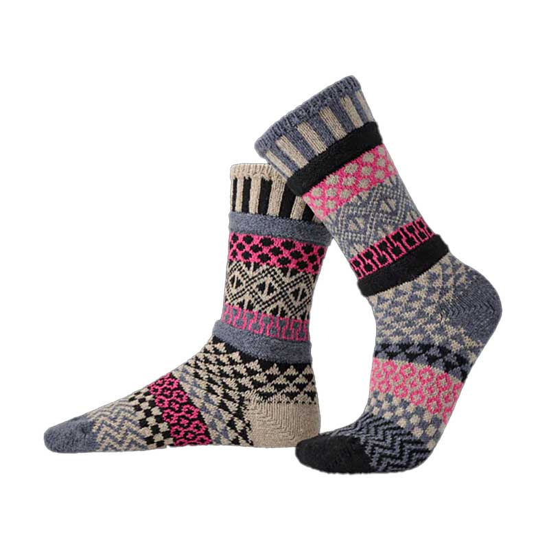 Solmate Adults Wool Socks - Dogwood.