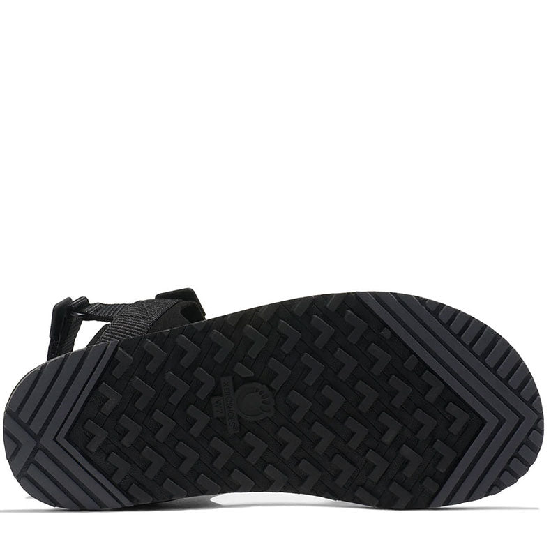 Xero Women's Sandal D-Trail - Black, sole view.