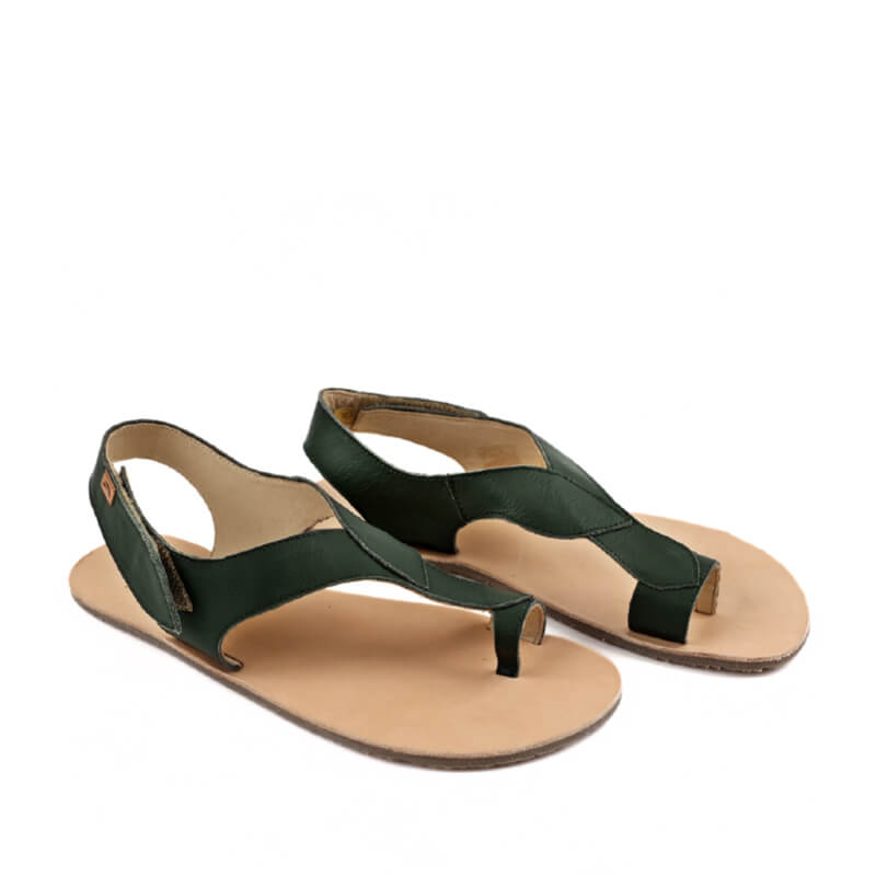 Tikki Women's Leather Sandals Soul - Emerald