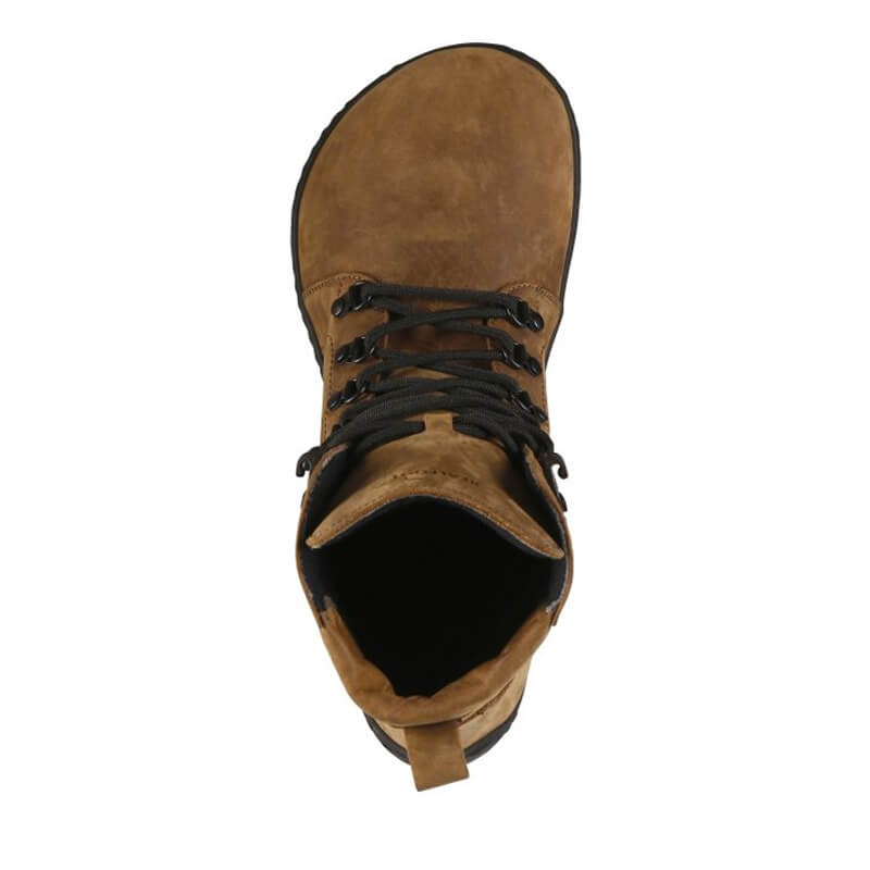 Realfoot Adults Boot Farmer Spring - Light Brown, top view.