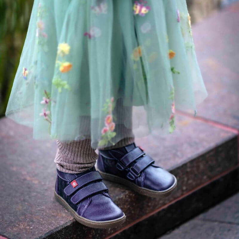 Tikki Lang.S Kids Vegan Boots Firefly - Grape (2)