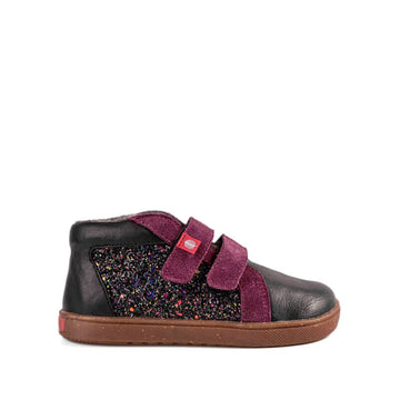 Tikki Lang.S Kids Boot Firefly - Purple, outer side view.