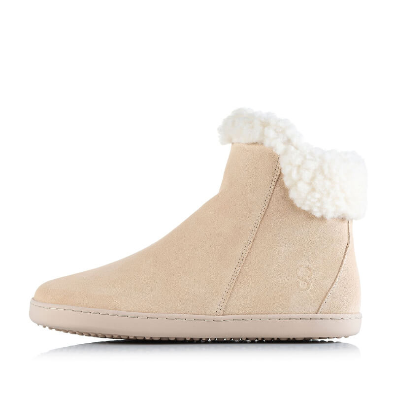 Shapen Fluffy Boots Beige (0)