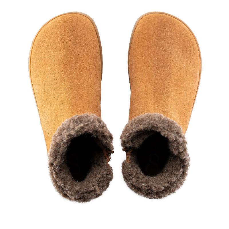Shapen Fluffy Boots Brown (1)