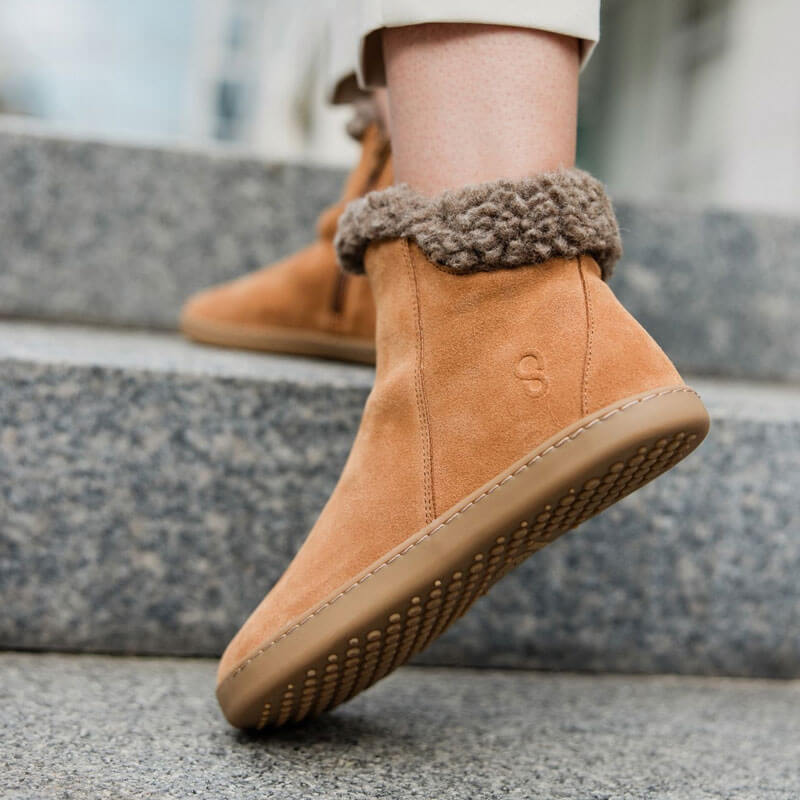 Shapen Fluffy Boots Brown (4)