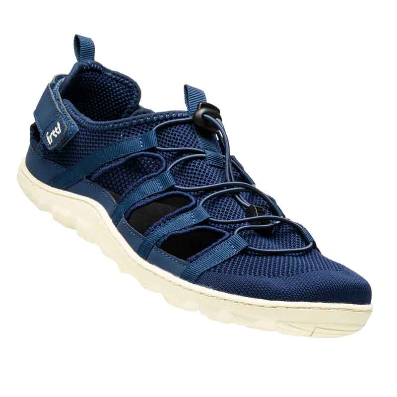 Freet Adults Sandal Zennor 2 - Blue, angled view showing outer side and front.