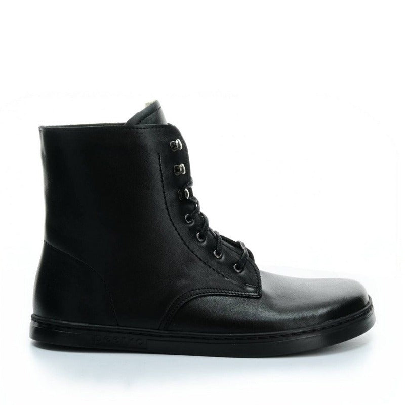 Peerko Adults Boot Frost - Black, outer side view.