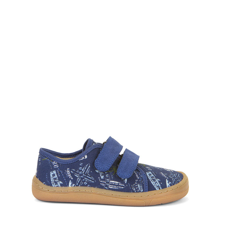 Froddo Barefoot Canvas Shoes - Blue Electric