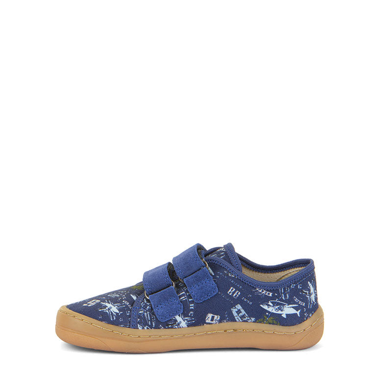 Froddo Barefoot Canvas Shoes - Blue Electric