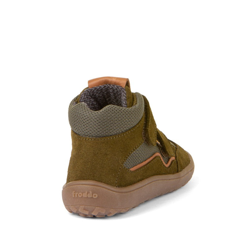 Froddo Kids Barefoot Tex Autumn Waterproof Boots - Olive