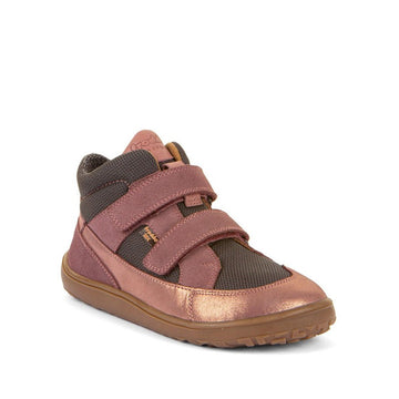 Froddo Kids Barefoot Up Tex Autumn Waterproof Boots - Grey and Pink (0)