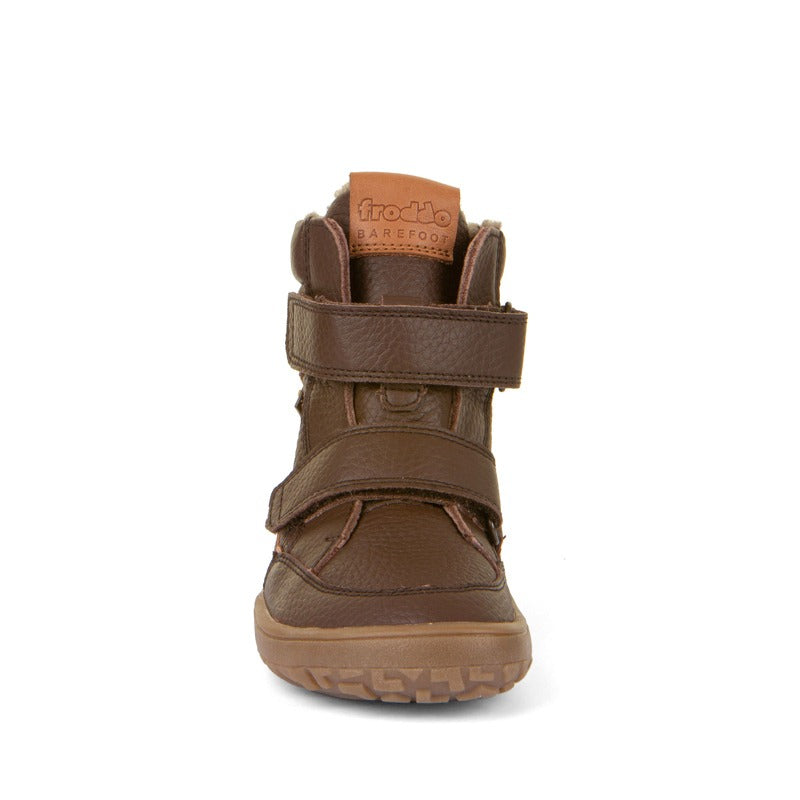 Froddo Kids Barefoot Tex Winter Leather Boots - Brown