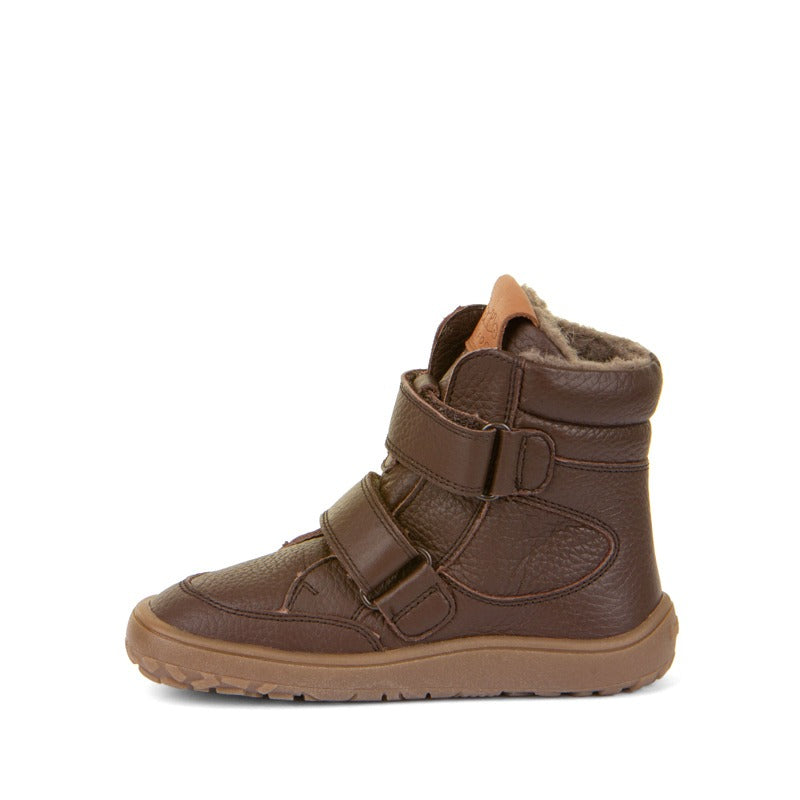 Froddo Kids Barefoot Tex Winter Leather Boots - Brown