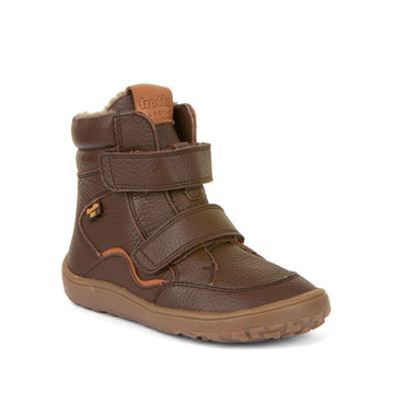 Froddo Kids Barefoot Tex Winter Leather Boots - Brown