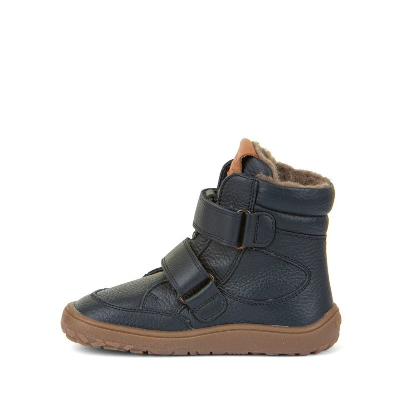 Froddo Kids Barefoot Tex Winter Leather Boots - Dark Blue (3)