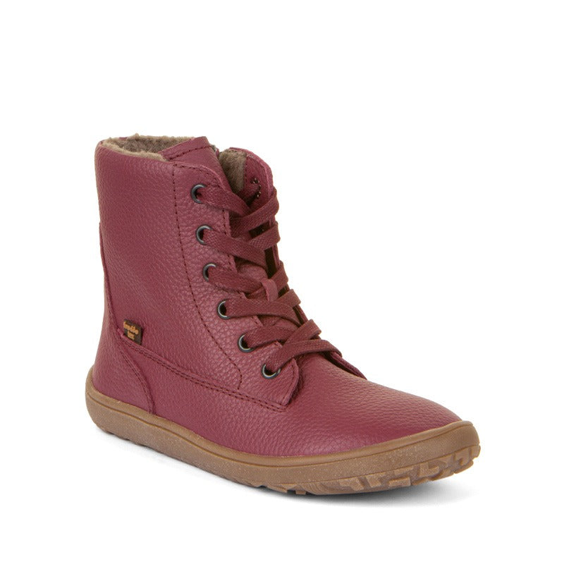 Condodo Boot Froddo Lace Up Boots Bordeaux | Waterproof Barefoot Boots