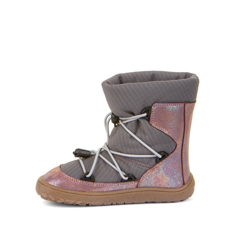 Froddo Kids Barefoot Tex Track Wool Waterproof Boots - Pink Shine