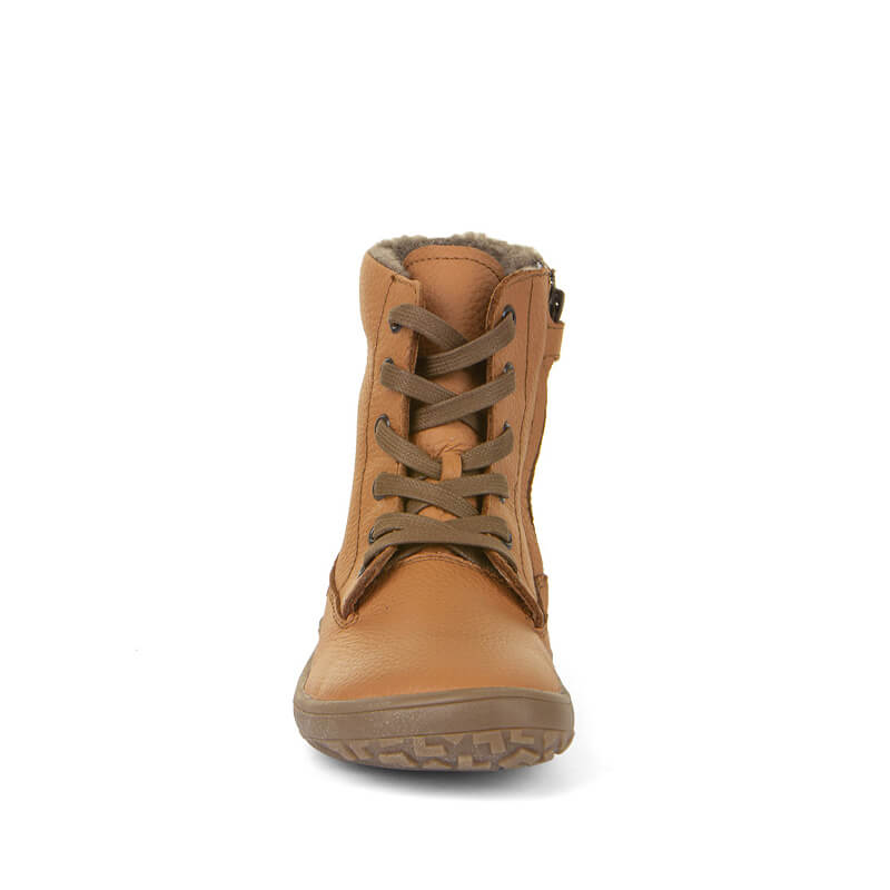 Froddo Kids Barefoot Waterproof Boots Tex Laces - Cognac
