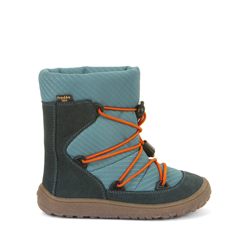 Froddo Kids Barefoot Tex Track Wool Waterproof Boots - Petroleum