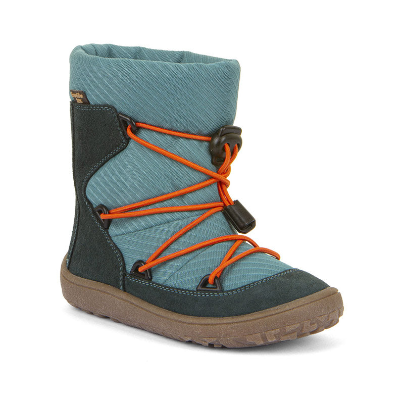 Froddo Kids Barefoot Tex Track Wool Waterproof Boots - Petroleum