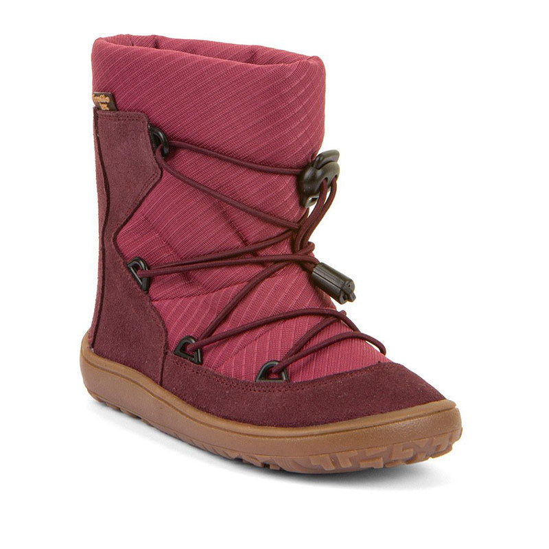 Froddo Kids Barefoot Tex Track Wool Waterproof Boots - Bordeaux