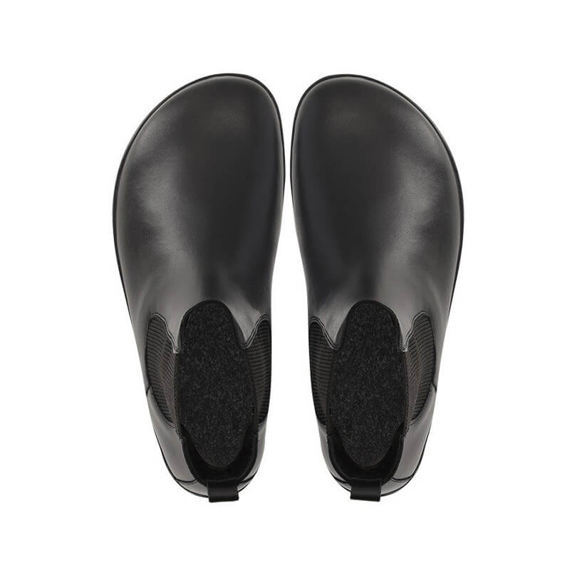 Pair of Be Lenka Adults Boots Glam - Black, top view showing toe box