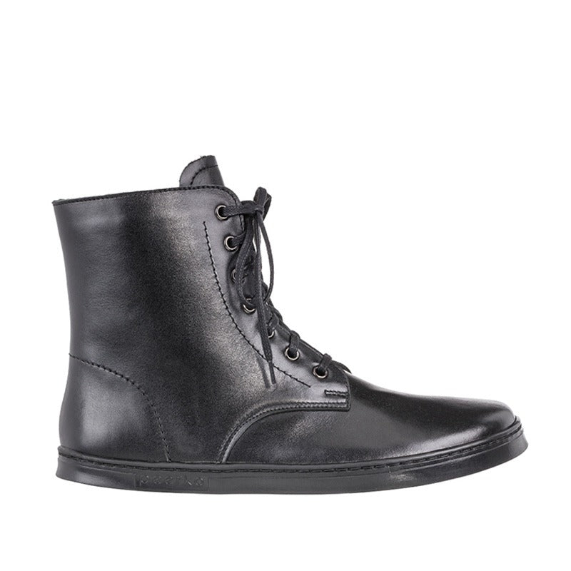 Peerko Adults Boot Go - Vegan Black, outer side view.