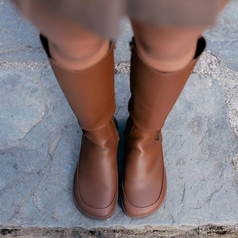 Shapen Women's Harper Knee-High Boots - Brown
