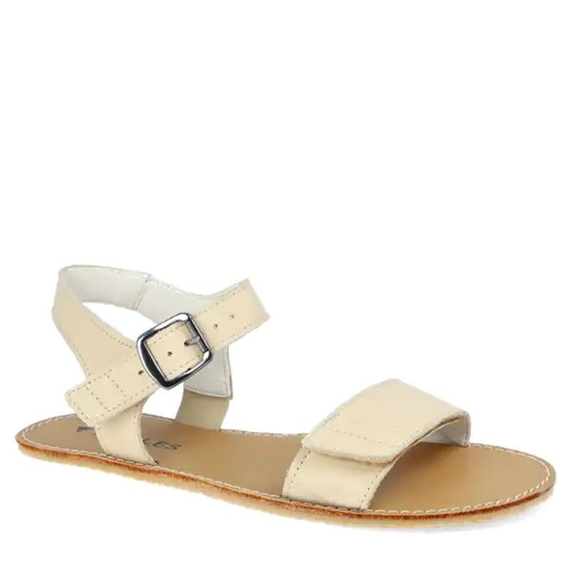 Angles Women's Sandal Hestia - Beige, angled view showing outer side