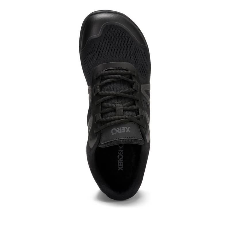 Xero Men's Trainer HFS II - Black, top view.