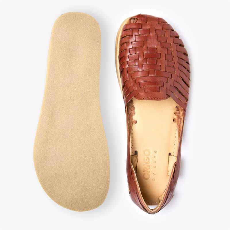 Origo Women's Huarache Slip-On By Anya - Cinnamon