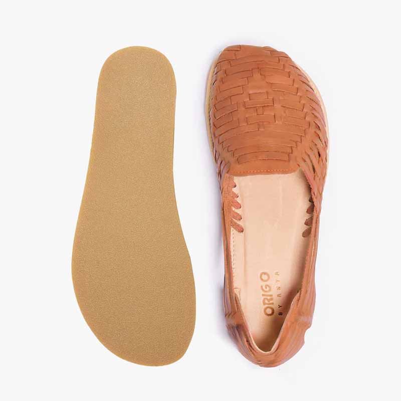 Origo Women's Huarache Slip-On By Anya - Toffee