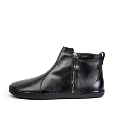 Shapen Women's Ivy 2.0 Ankle Boot - Black, outer side view.