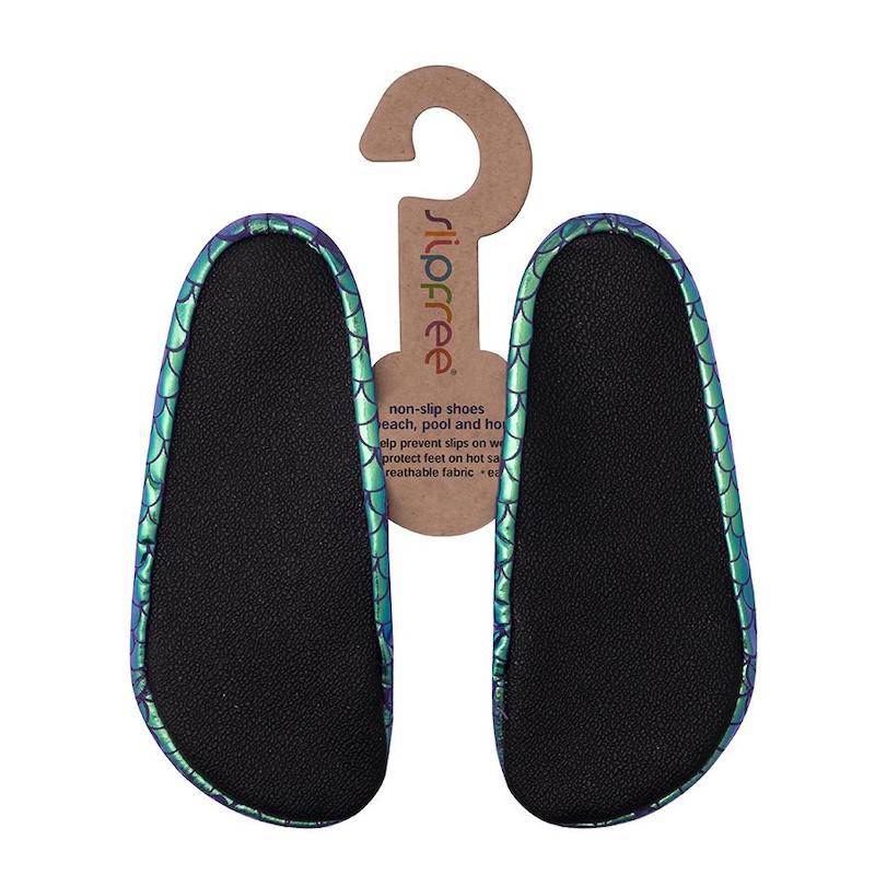 Slipfree Kids Ivy Pool Shoes (Foil Print)