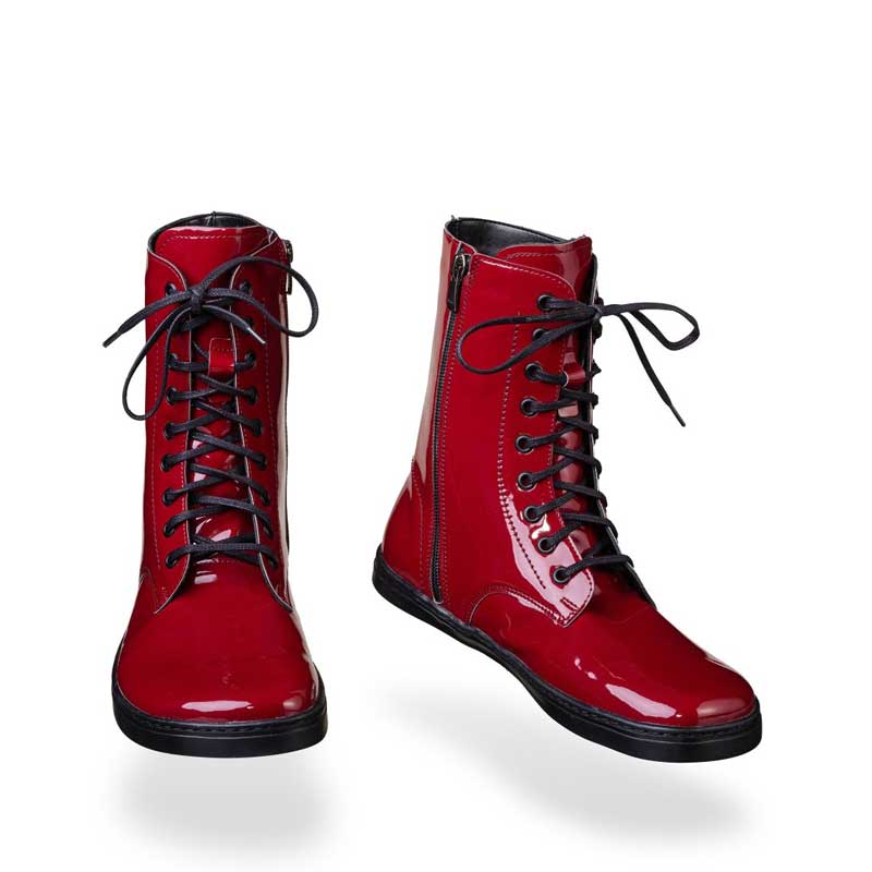 Pair of Peerko Adults Boots Pulse - Jasper, front and inner side view.