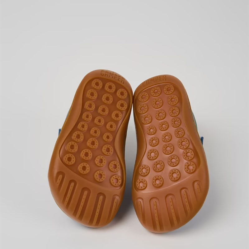 Camper Kids First Peu Leather Trainers - Tan