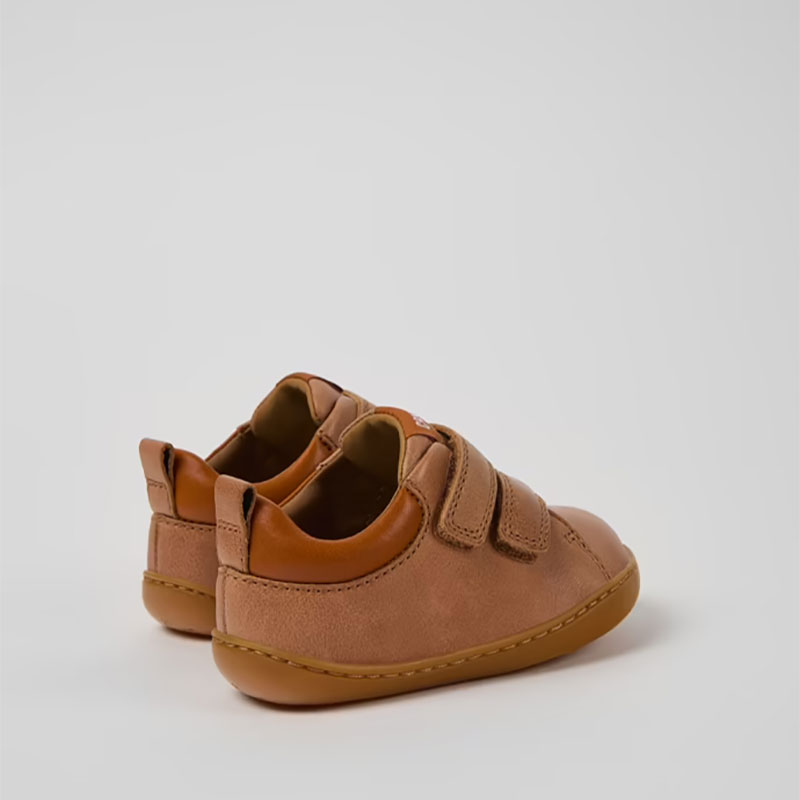 Camper Kids First Peu Leather Trainers - Tan