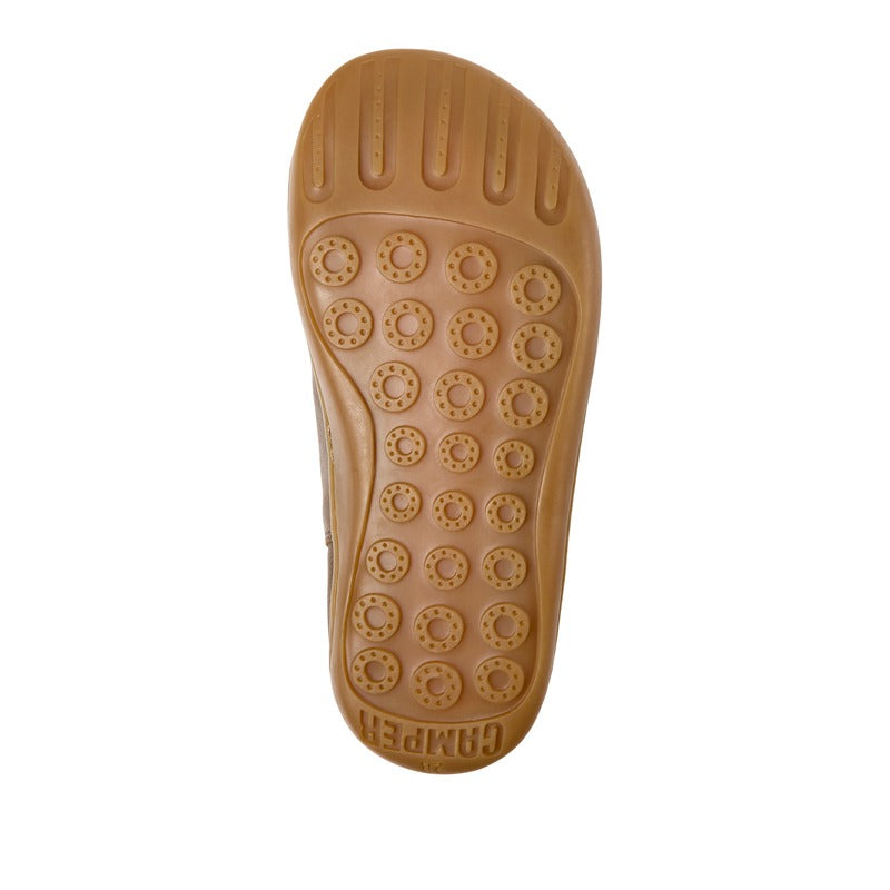 Camper Kids Peu Chelsea Boot - Brown, sole view.