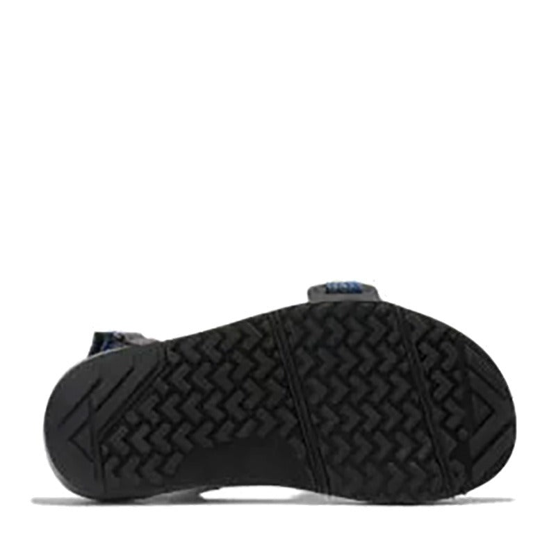 Xero Kids Sports Sandal Z-Trail - Charcoal Multi Blue, sole view.