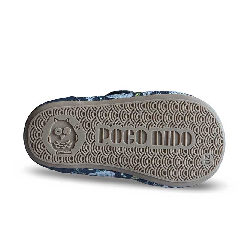 Poco Nido Lemur Navy Strap Shoes