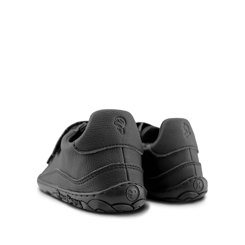 PaperKrane Kids Vegan Lil Rippa School Shoes - Black