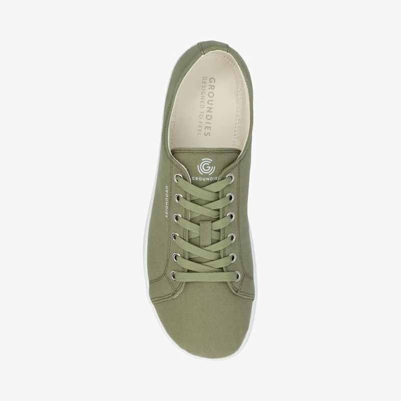 Groundies Adults Lima Trainers - Khaki