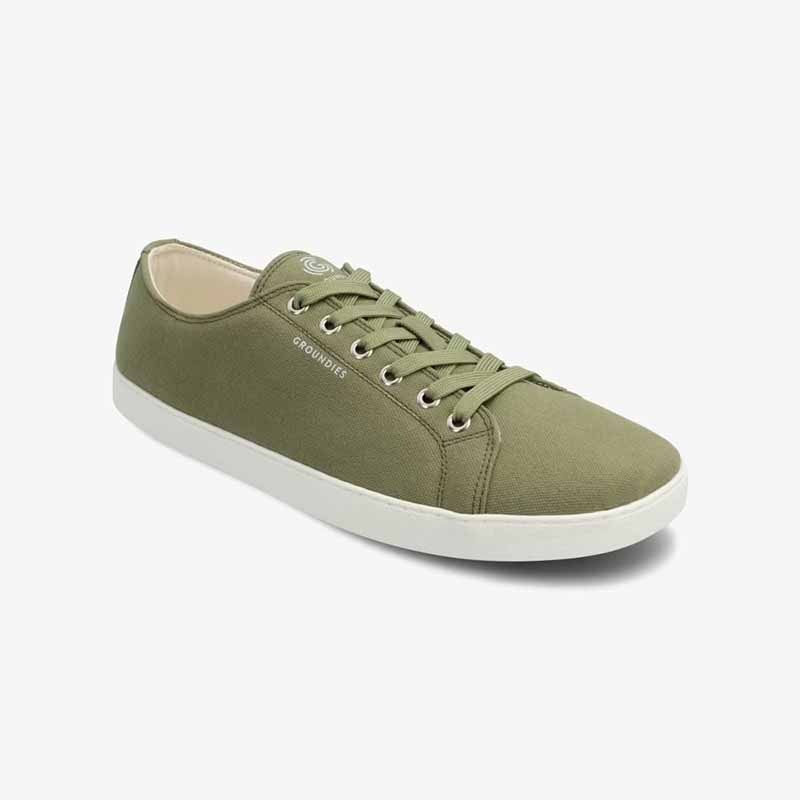 Groundies Adults Lima Trainers - Khaki