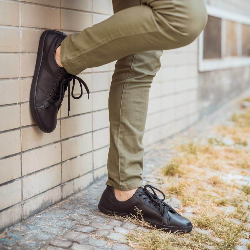 Angles Adults Leather Shoes Linos - Black (4)