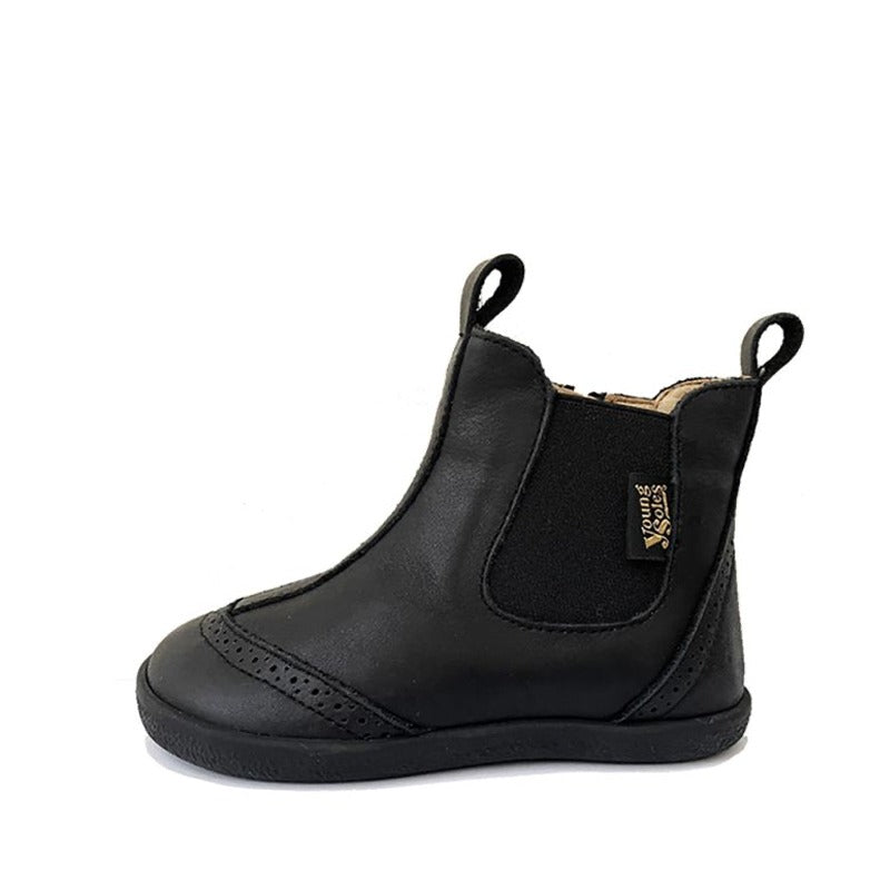 Young Soles Kids Chelsea Boots Logan - Black