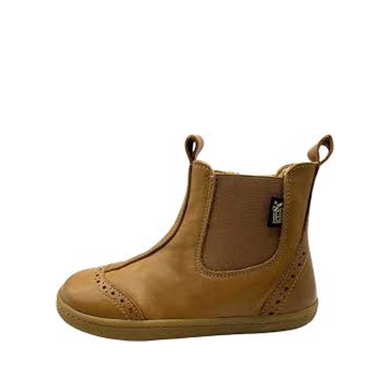 Young Soles Kids Chelsea Boot Logan - Cognac, outer side view.